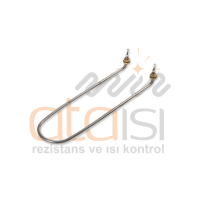 Bainmarie Rezistansı U Tipi Kıvrık U:70 cm B:10 cm 2500 W 220 V Q:8,5mm